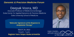 Deepak Voora, MD